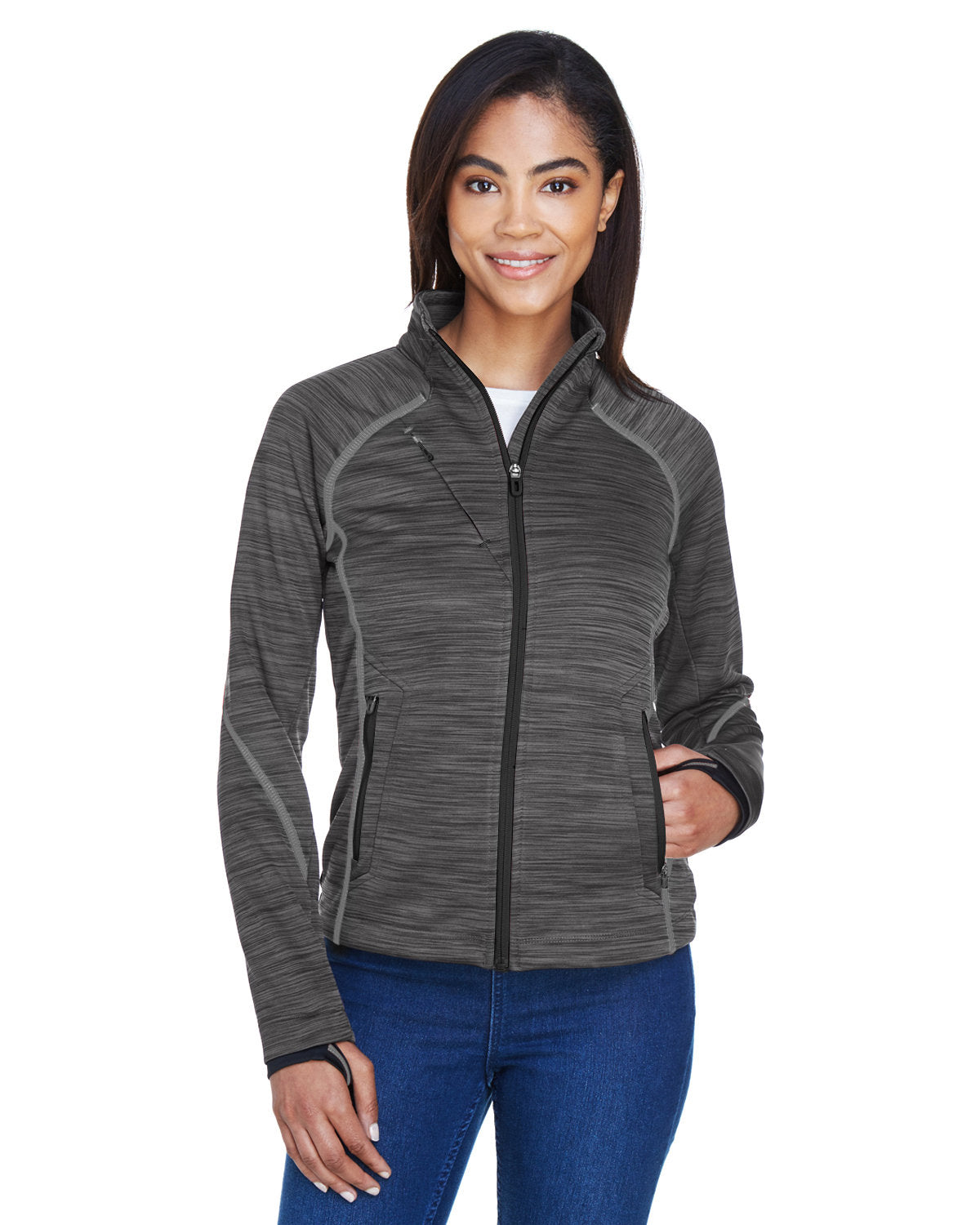 Ladies' Flux Mélange Bonded Fleece Jacket - shoppe list