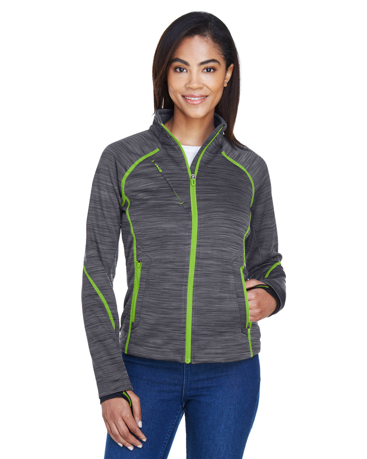 Ladies' Flux Mélange Bonded Fleece Jacket - shoppe list