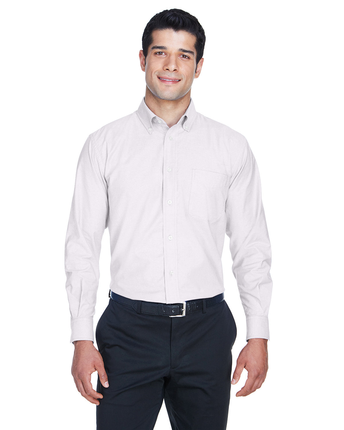Harriton Men's Long-Sleeve Oxford Shirt - shoppe list
