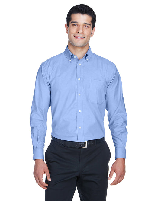 Harriton Men's Long-Sleeve Oxford Shirt - shoppe list