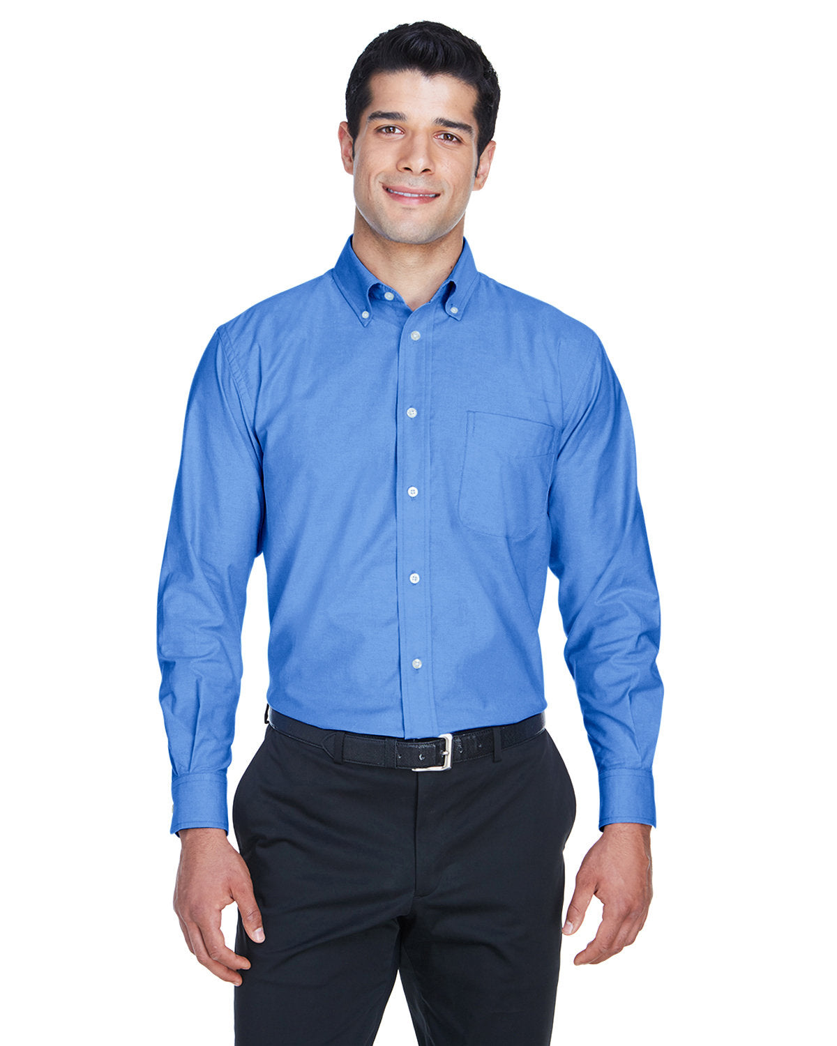 Harriton Men's Long-Sleeve Oxford Shirt - shoppe list