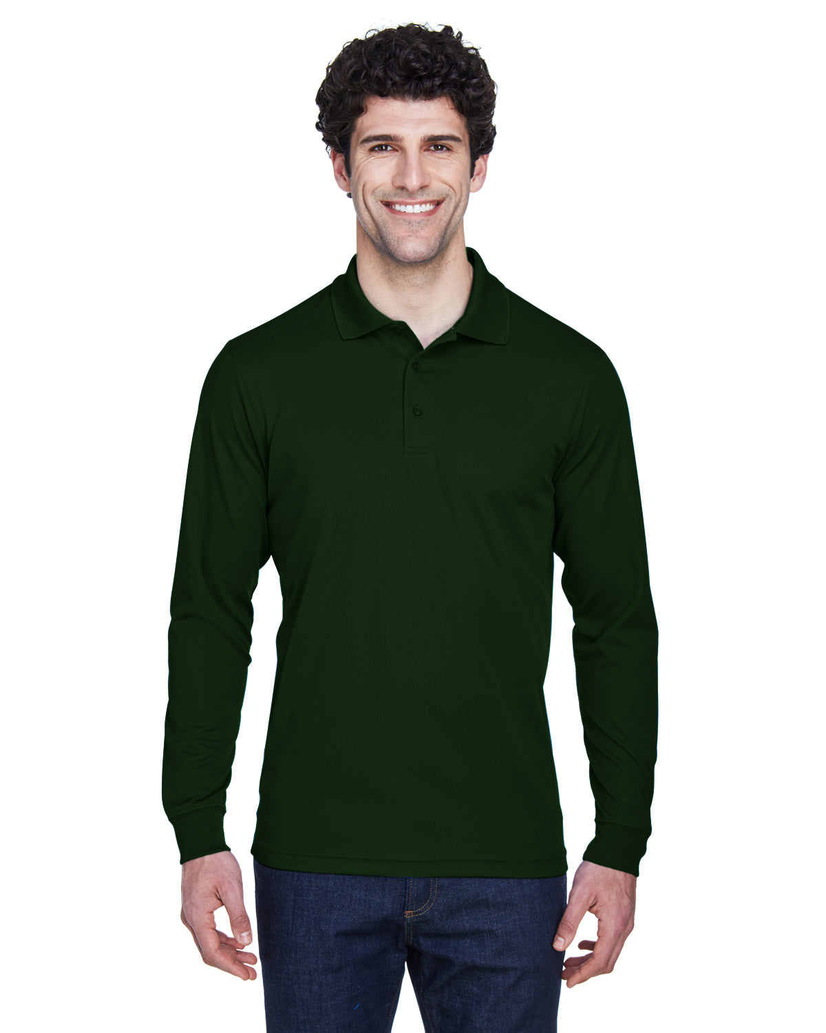 Performance Long-Sleeve Piqué Polo - shoppe list