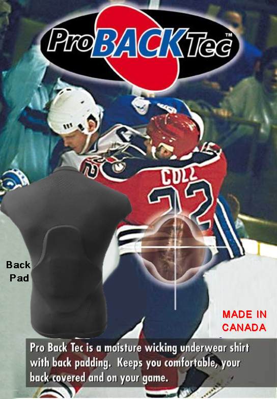 ProBack1 Long Sleeve Compression Shirt with Back Pad - shoppe list