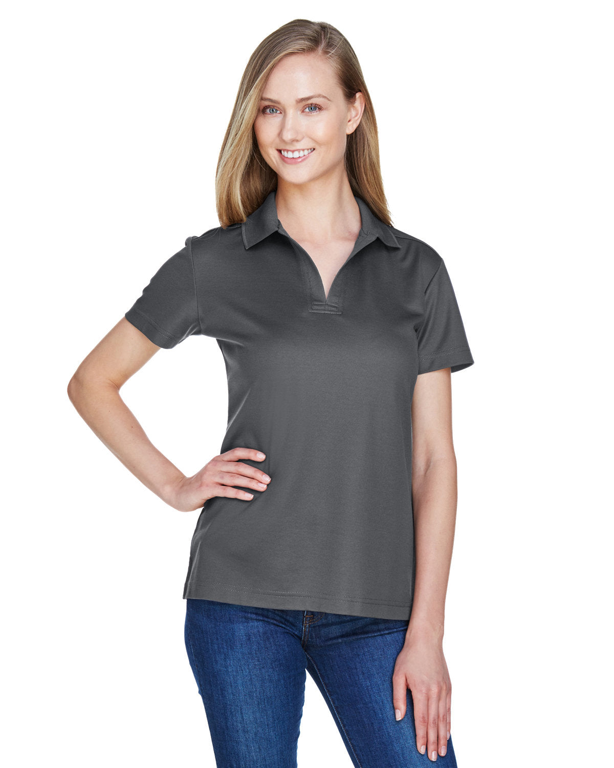 Ladies' CrownLux Performance™ Mélange Polo - shoppe list