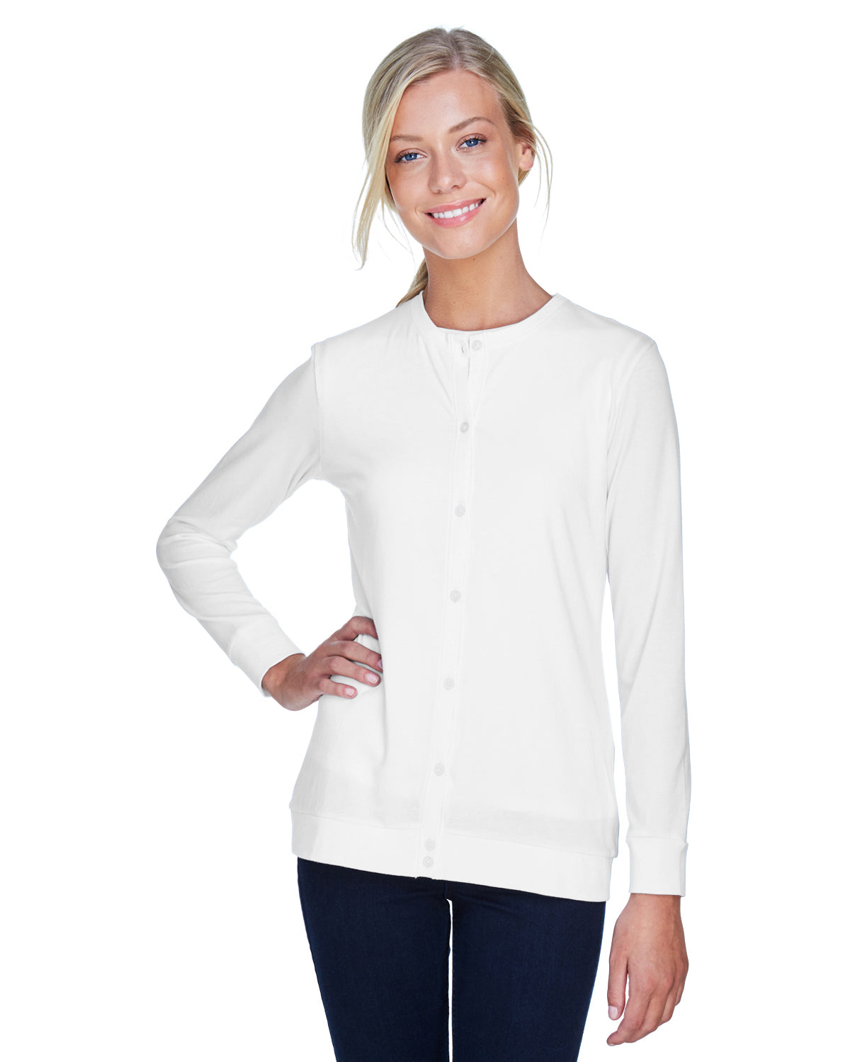 Ladies' Perfect Fit™ Ribbon Cardigan - shoppe list