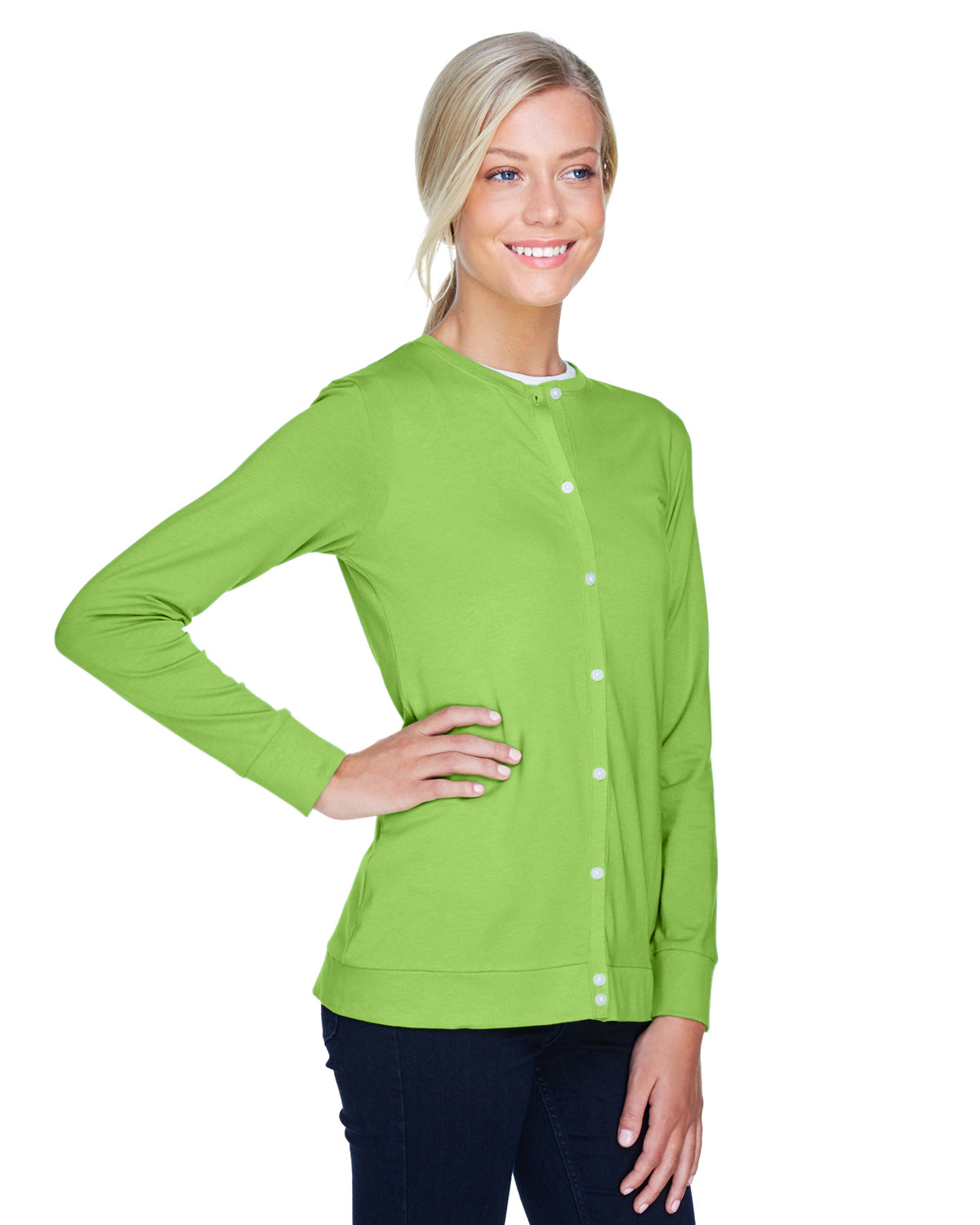 Ladies' Perfect Fit™ Ribbon Cardigan - shoppe list