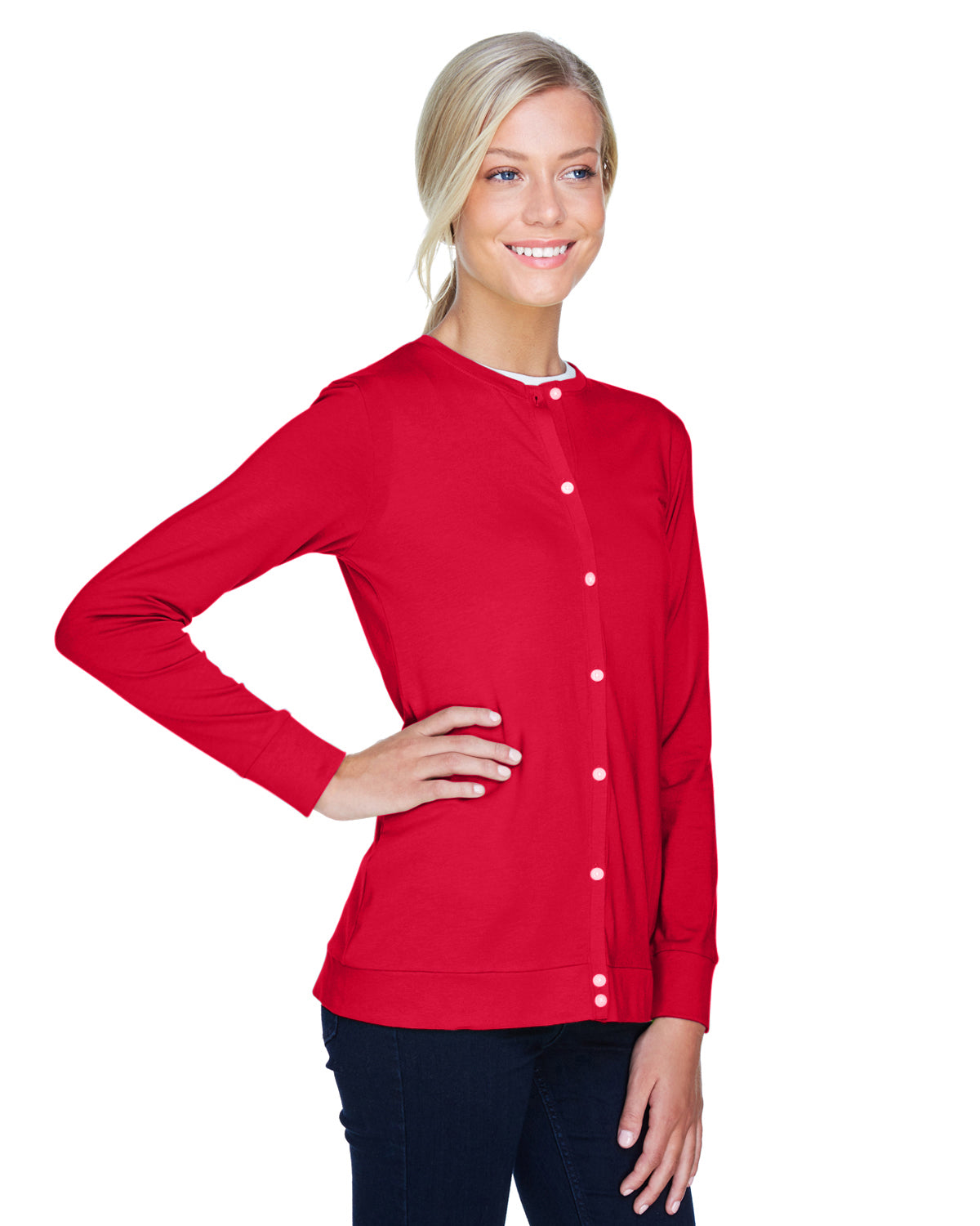 Ladies' Perfect Fit™ Ribbon Cardigan - shoppe list
