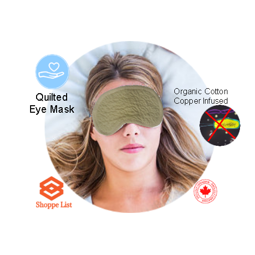 MyDream-Quilted Eye Mask Infused with Copper Ions.  Limited time offer. - shoppe list