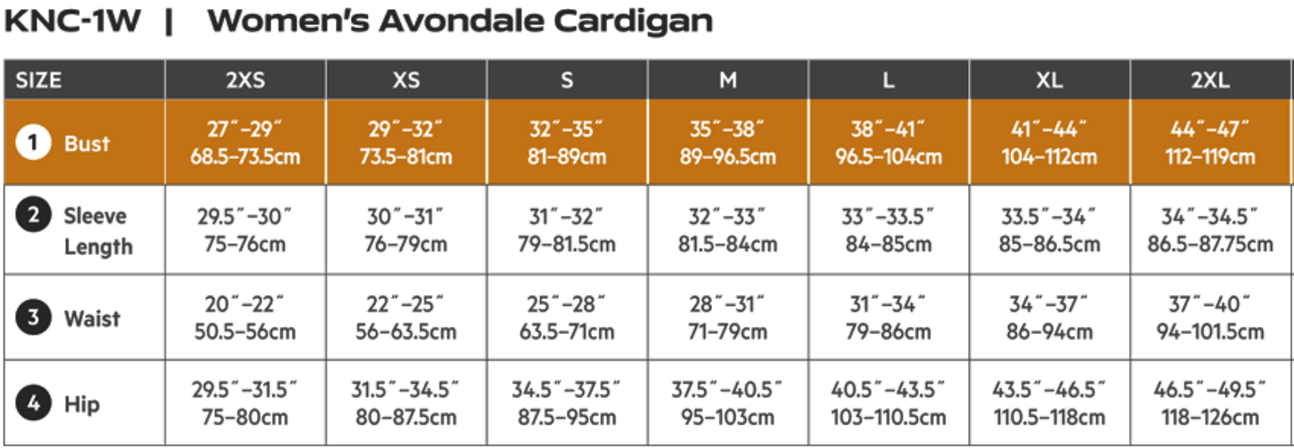 Women's Avondale Cardigan - shoppe list