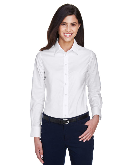 Harriton Ladies' Long-Sleeve Oxford Shirt - shoppe list
