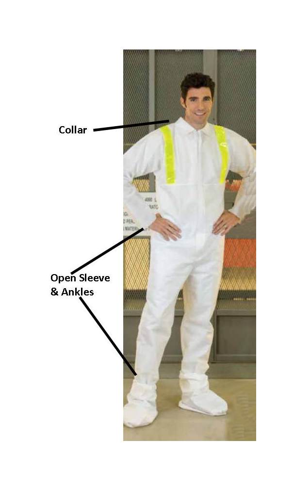 Disposable Coverall with collar - shoppe list