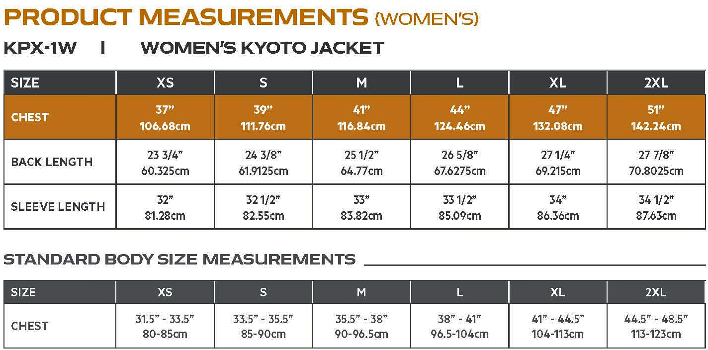 Women's Kyoto Jacket - shoppe list