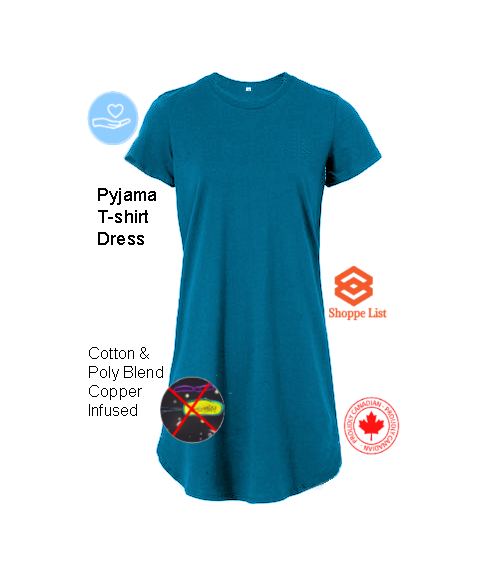 MyDream-Pyjama T-shirt Dress Infused with Copper Ions.  Limited time offer. - shoppe list