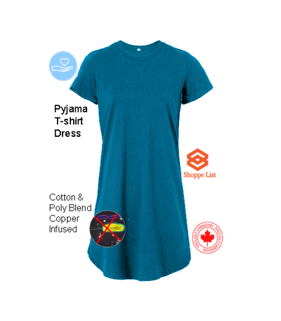MyDream-Pyjama T-shirt Dress Infused with Copper Ions.  Limited time offer. - shoppe list