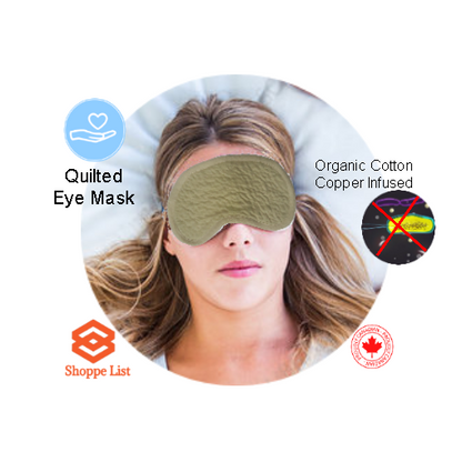 MyDream-Quilted Eye Mask Infused with Copper Ions.  Limited time offer. - shoppe list