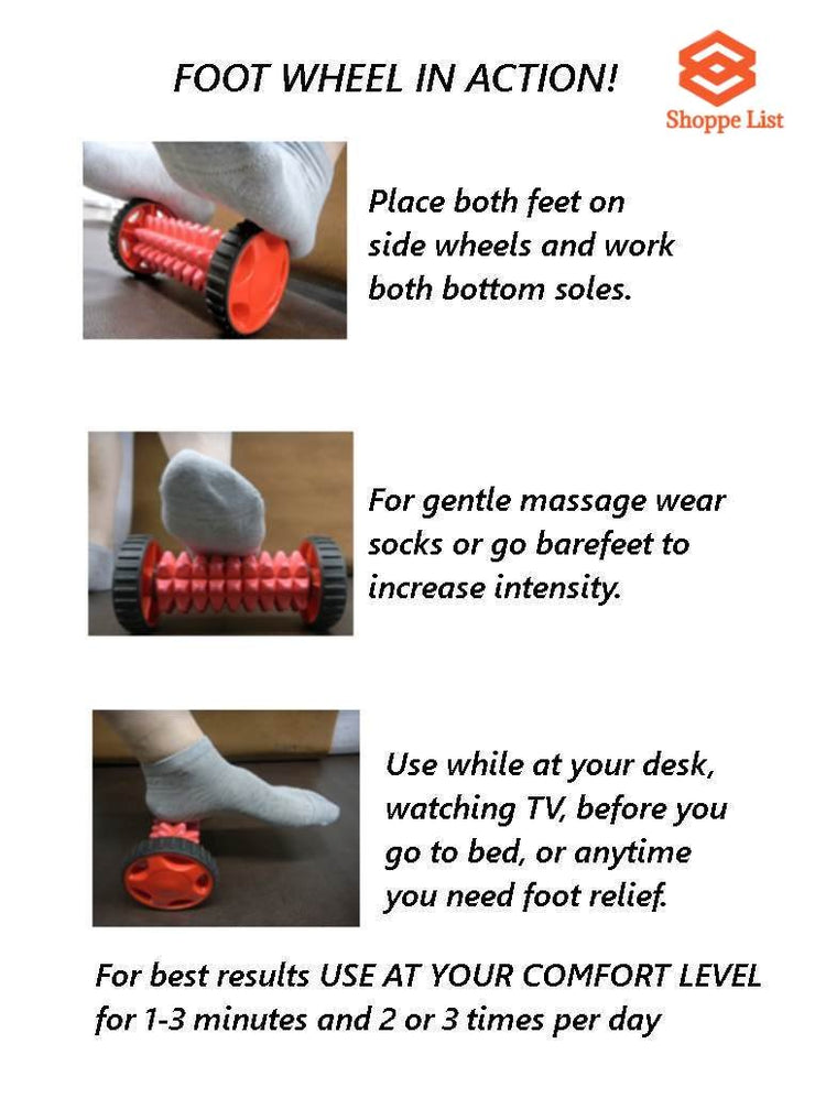 Foot Wheel Massager - shoppe list