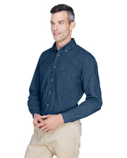 Men's Long-Sleeve Denim Shirt - shoppe list