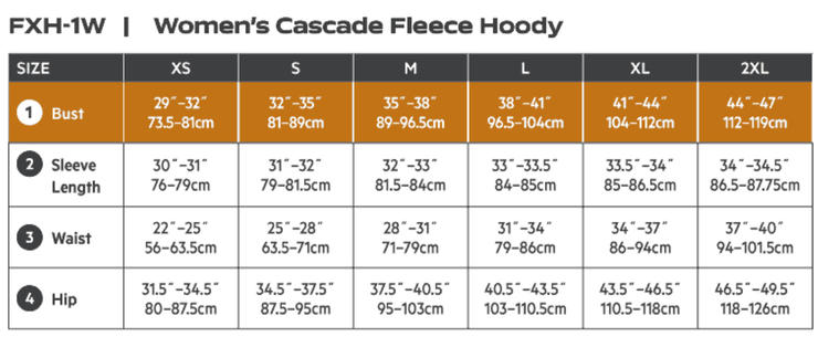 Women's Full Zip Fleece Hoody - shoppe list
